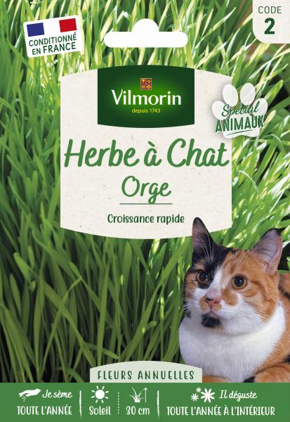 Pour nos animaux - Herbe à Chat (Orge) - Grand Modèle - PACKAGING_RECTO